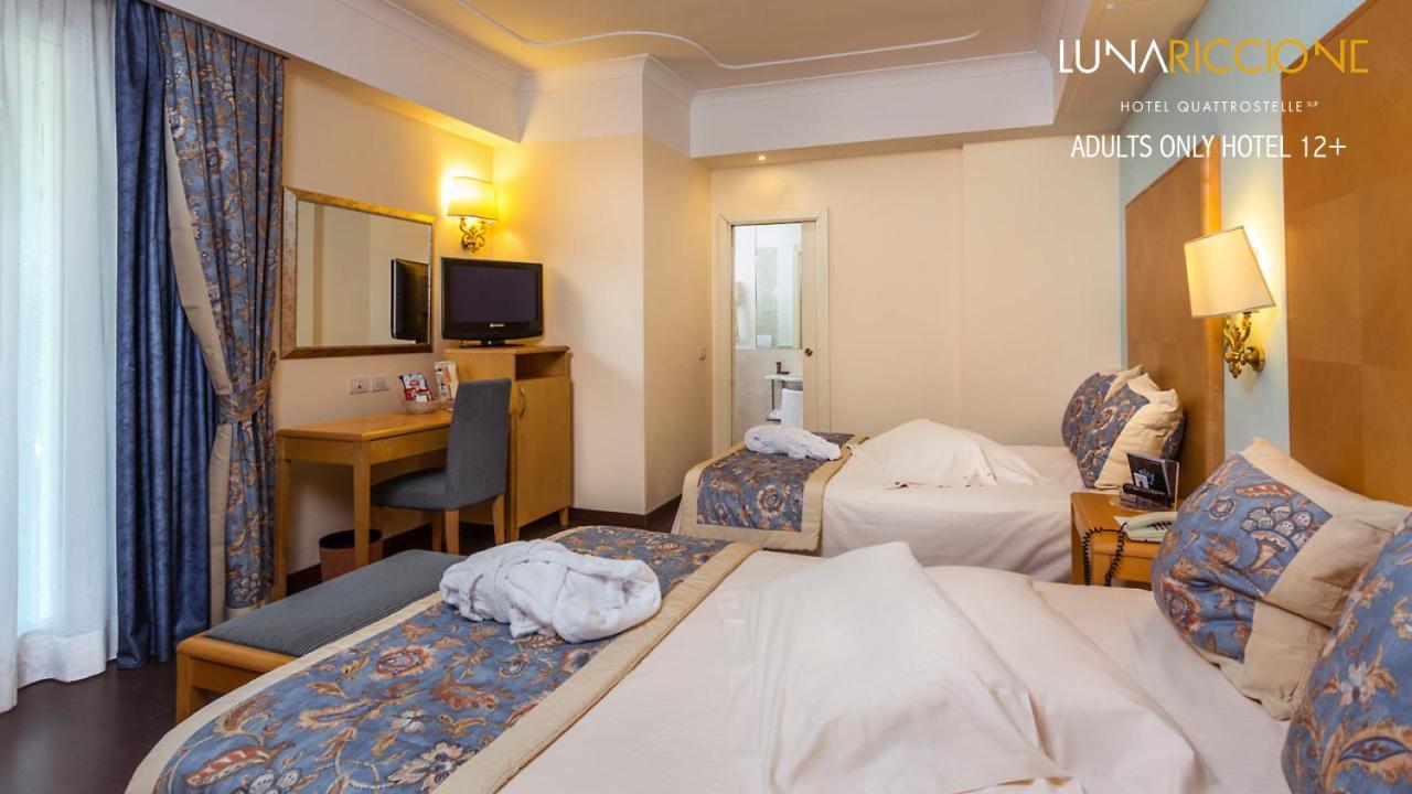 Hotel Luna Riccione E Aqua Spa Only Adults +12 Eksteriør billede