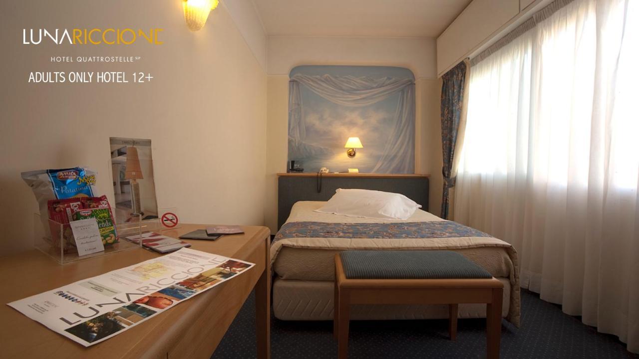 Hotel Luna Riccione E Aqua Spa Only Adults +12 Eksteriør billede