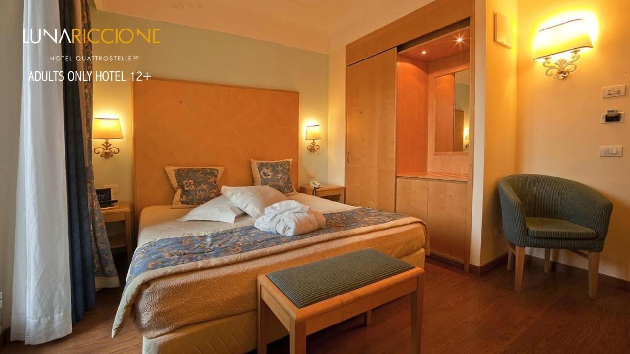 Hotel Luna Riccione E Aqua Spa Only Adults +12 Eksteriør billede