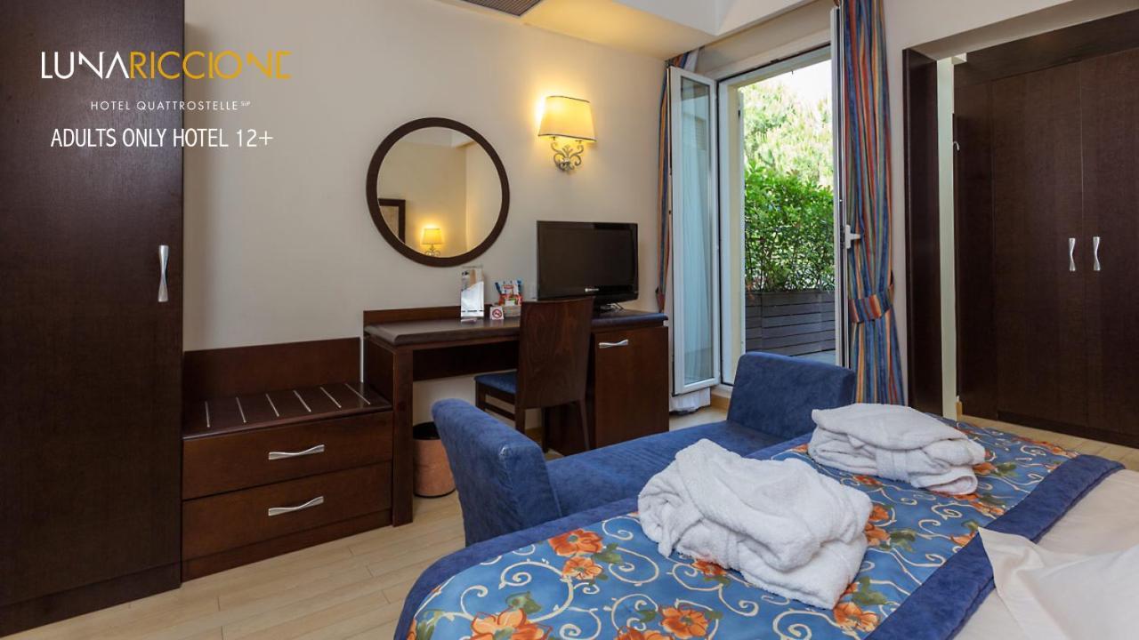 Hotel Luna Riccione E Aqua Spa Only Adults +12 Eksteriør billede
