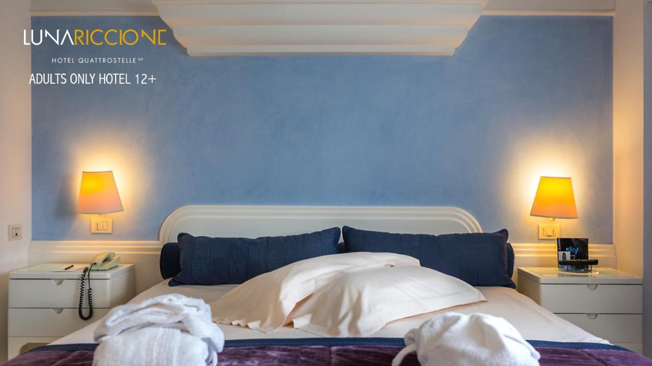 Hotel Luna Riccione E Aqua Spa Only Adults +12 Eksteriør billede